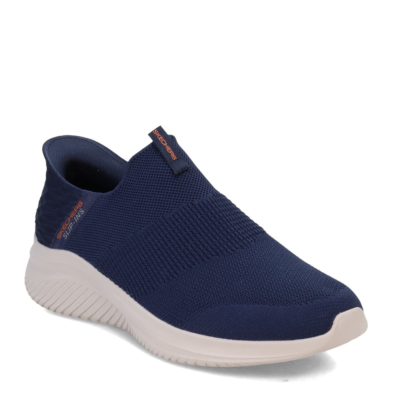 Skechers メンズ ウルトラフレックス 3.0 スムースステップ スリップインローファー, ネイビー, 9 Wide 27.0 cm 232450W [ネイビー] [27.0 cm]