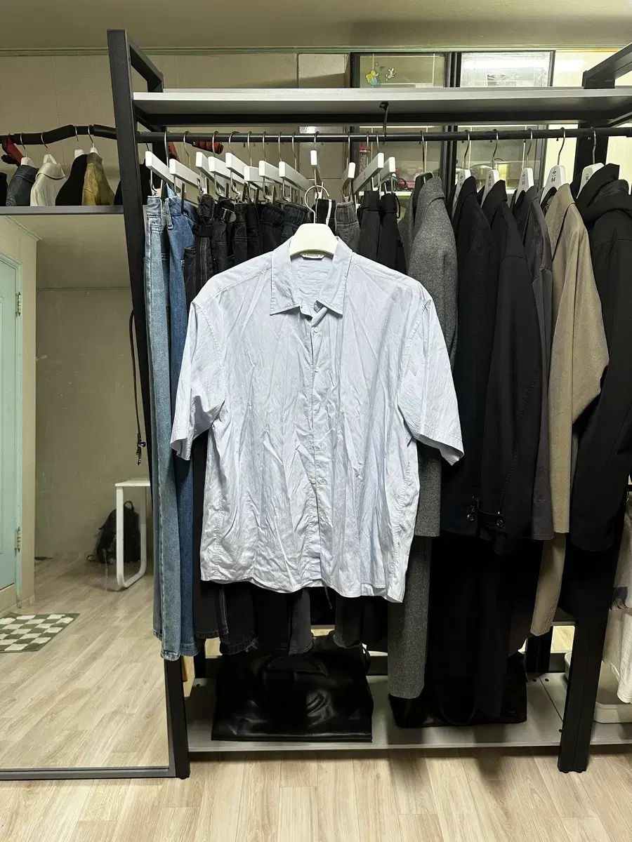 BLANK ROOM 半袖 シャツ スカイブルー 3