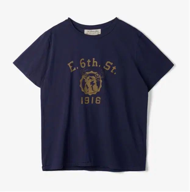 レミレリーフ LW Finish T 1916 Tシャツ ネイビー (XXLサイズ)