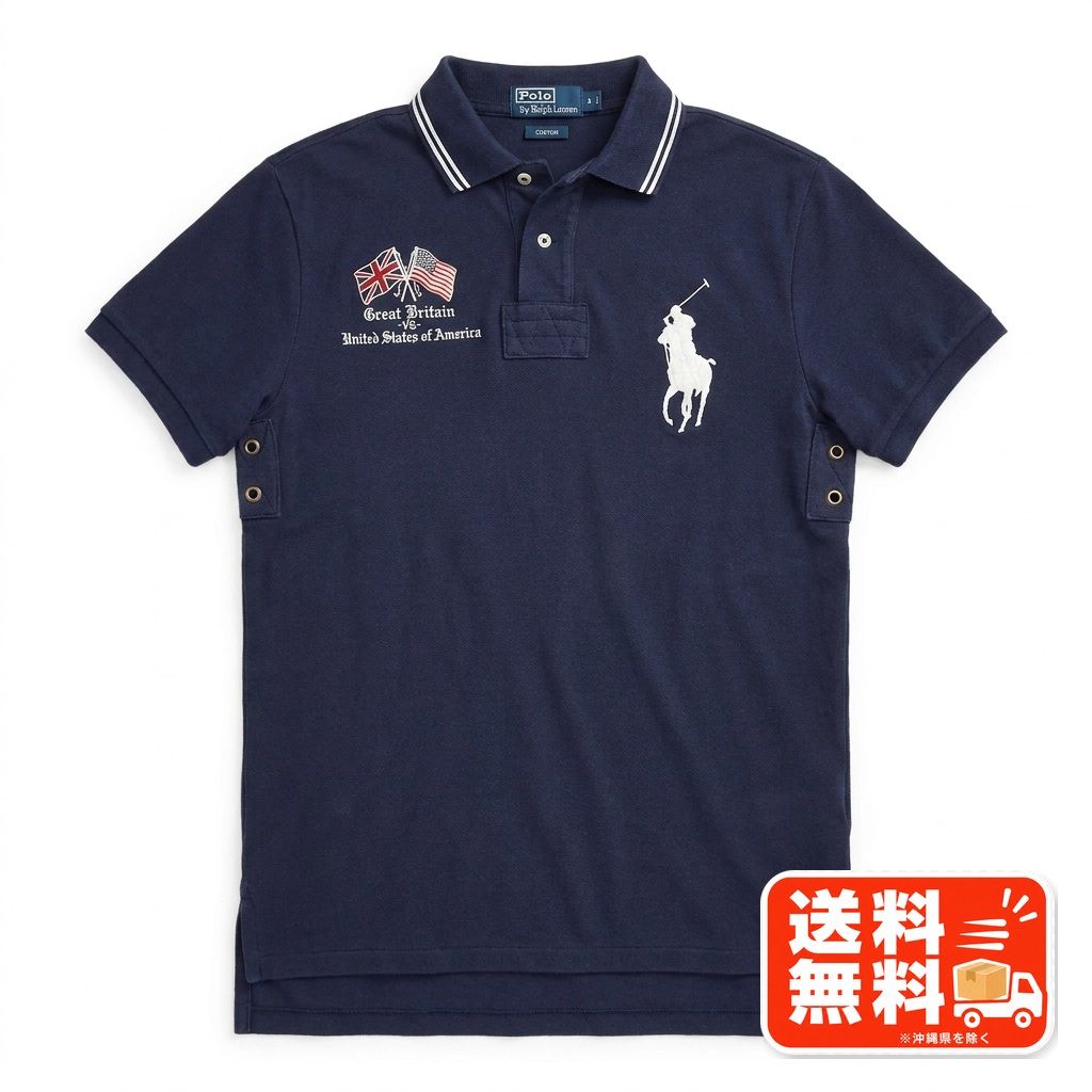 Polo by Ralph Lauren ポロバイラルフローレン ポロシャツ L ネイビー