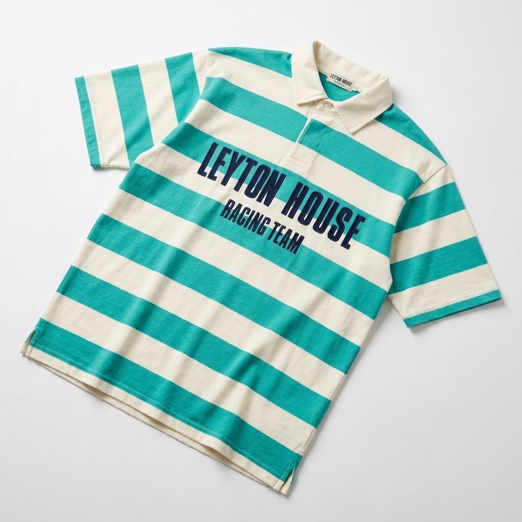 LEYTON HOUSE レイトンハウス ポロシャツ ストライプ Lサイズ - メルカリ
