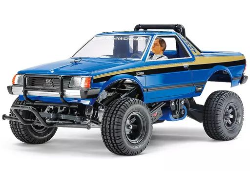 【中古】ラジコン 1/10 電動RCカー スバル ブラット ブルーバージョン RC特別企画 2.4GHz仕様 組み立てキット [47413]