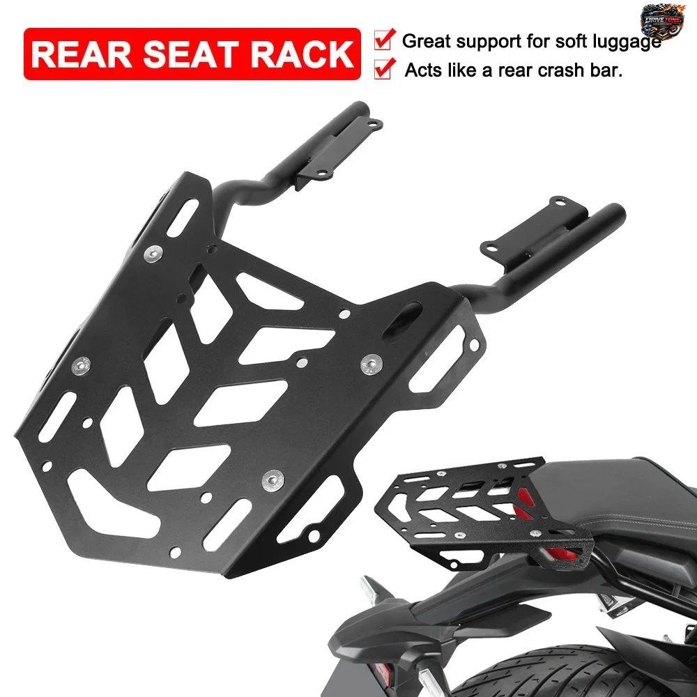ホンダ CB650R CBR650R CB 2019 2020 用モーターサイクルリアパッセンジャーグリップバーブラケットリアラゲッジラックカーゴキャリアシェ