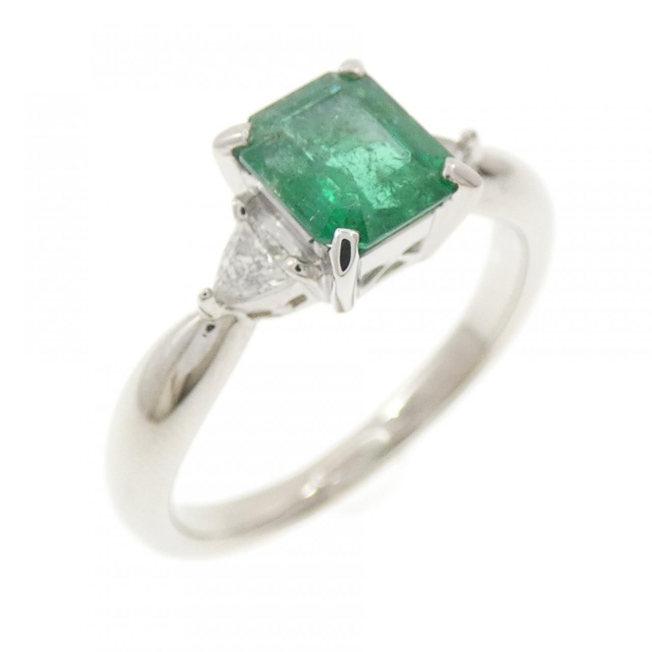 PT900 エメラルド リング 0.89CT