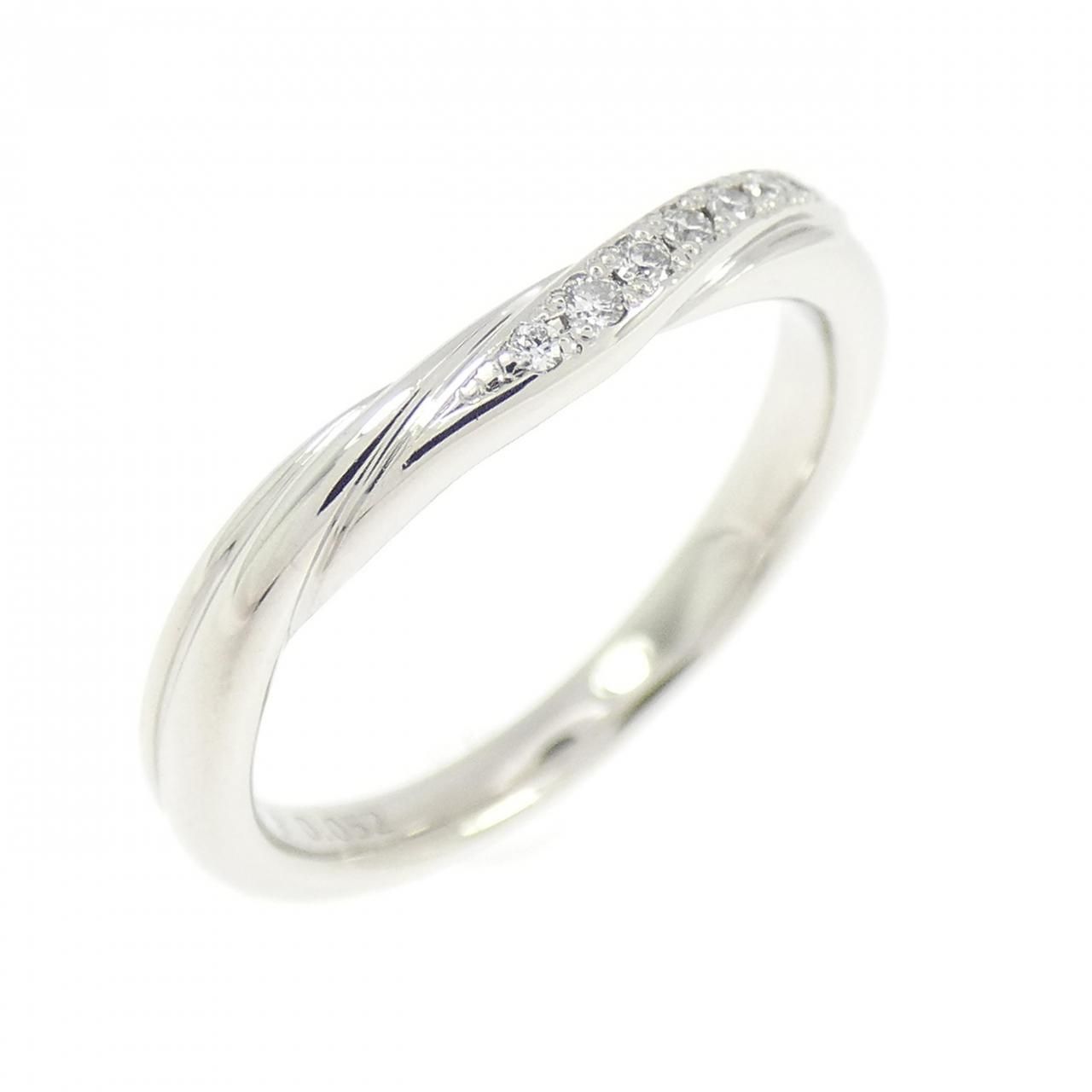 PT950 ダイヤモンド リング 0.052CT