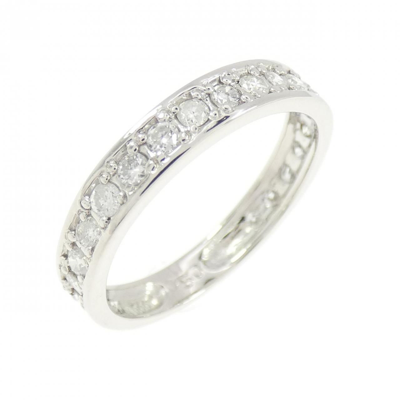 PT900 ハーフエタニティ ダイヤモンド リング 0.50CT