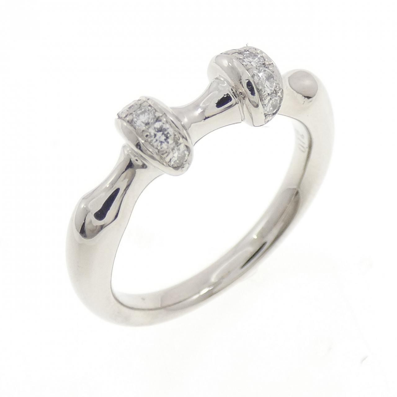 PT950 ダイヤモンド リング 0.12CT