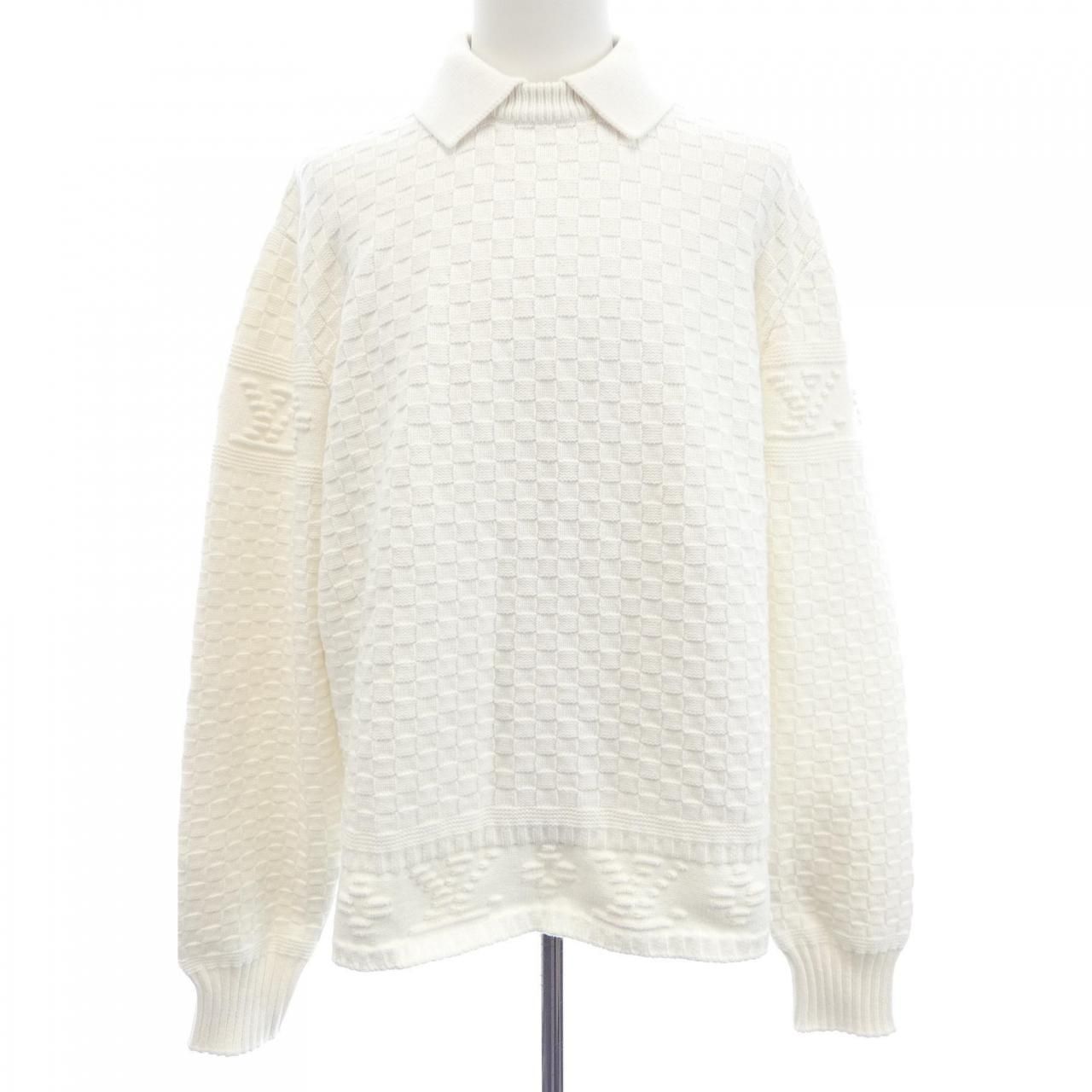 ルイヴィトン LOUIS VUITTON LVダミエウールブレンドプルオーバー HPN63WTZ8 ニット