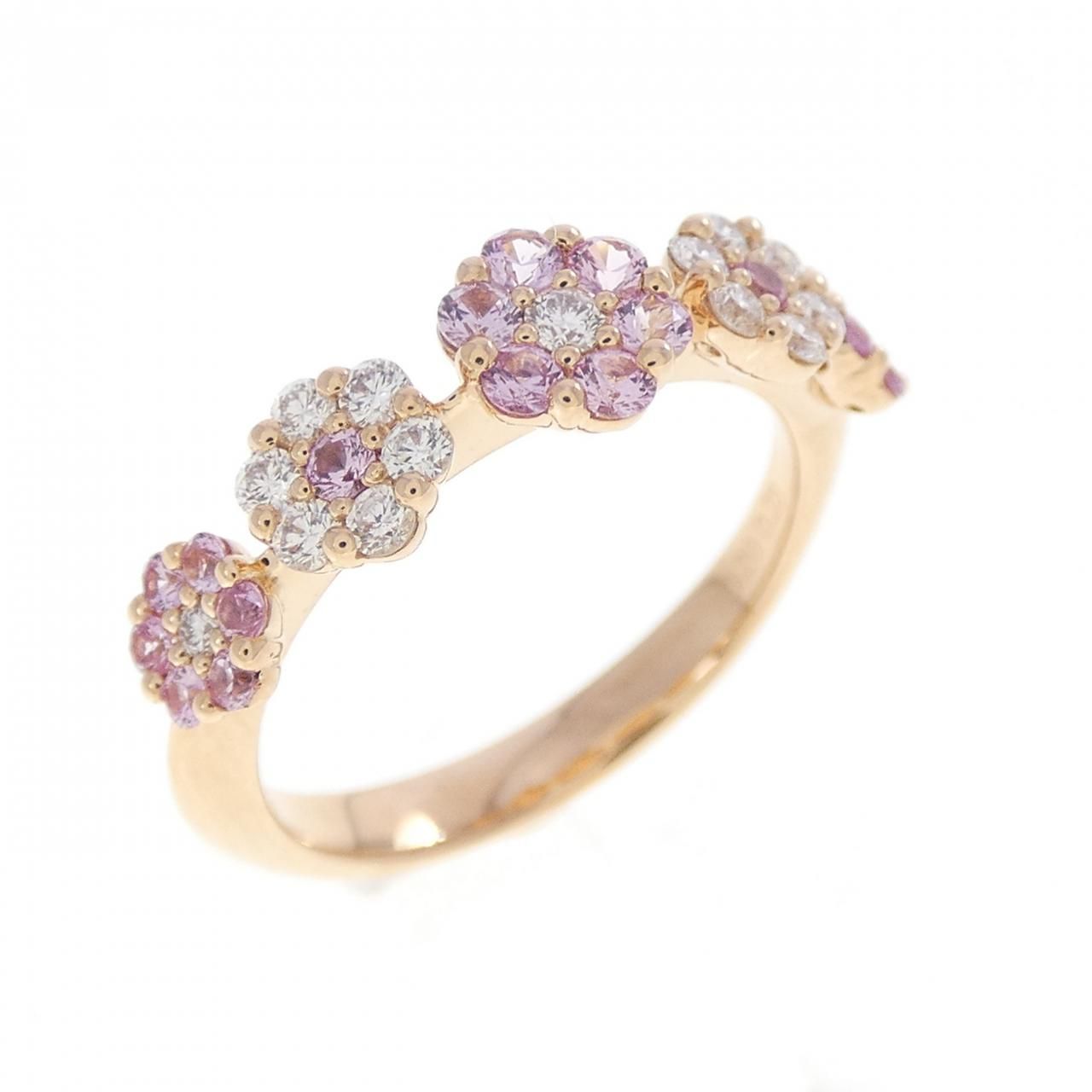 ポンテヴェキオ フラワー リング 0.28CT