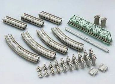 【新品】鉄道模型 1/150 レールセット立体交差化セット(Cパターン・PC枕木) [91027]