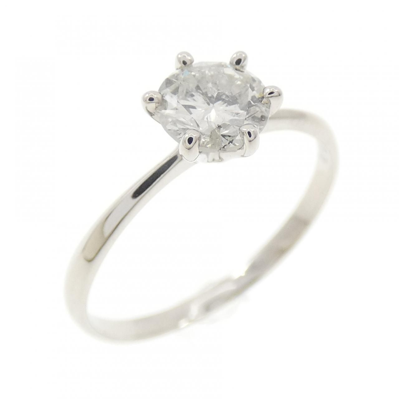 PT900 ソリティア ダイヤモンド リング 0.522CT