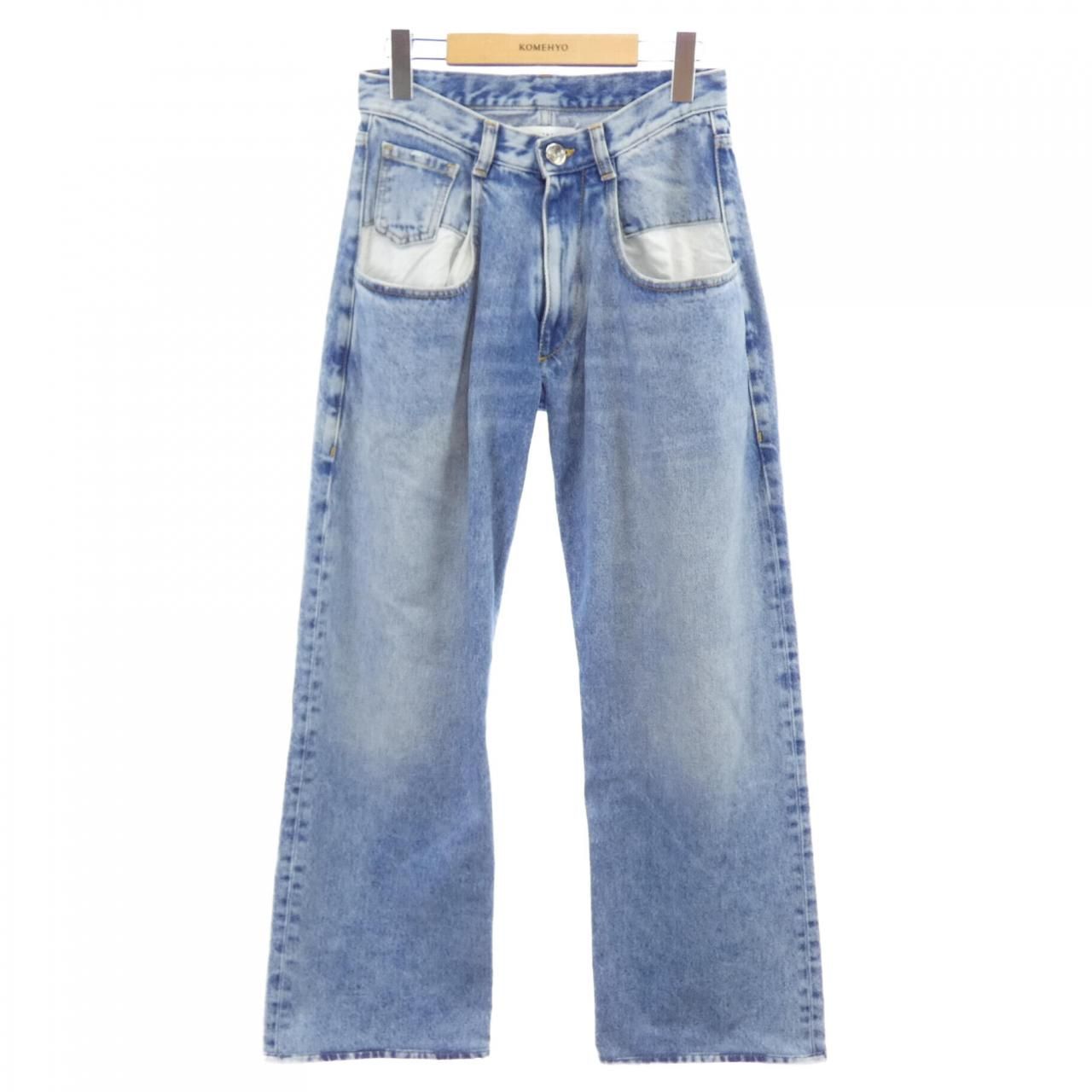 メゾンマルジェラ Maison Margiela ストレートジーンズ コントラストポケット S51LA0052 ジーンズ