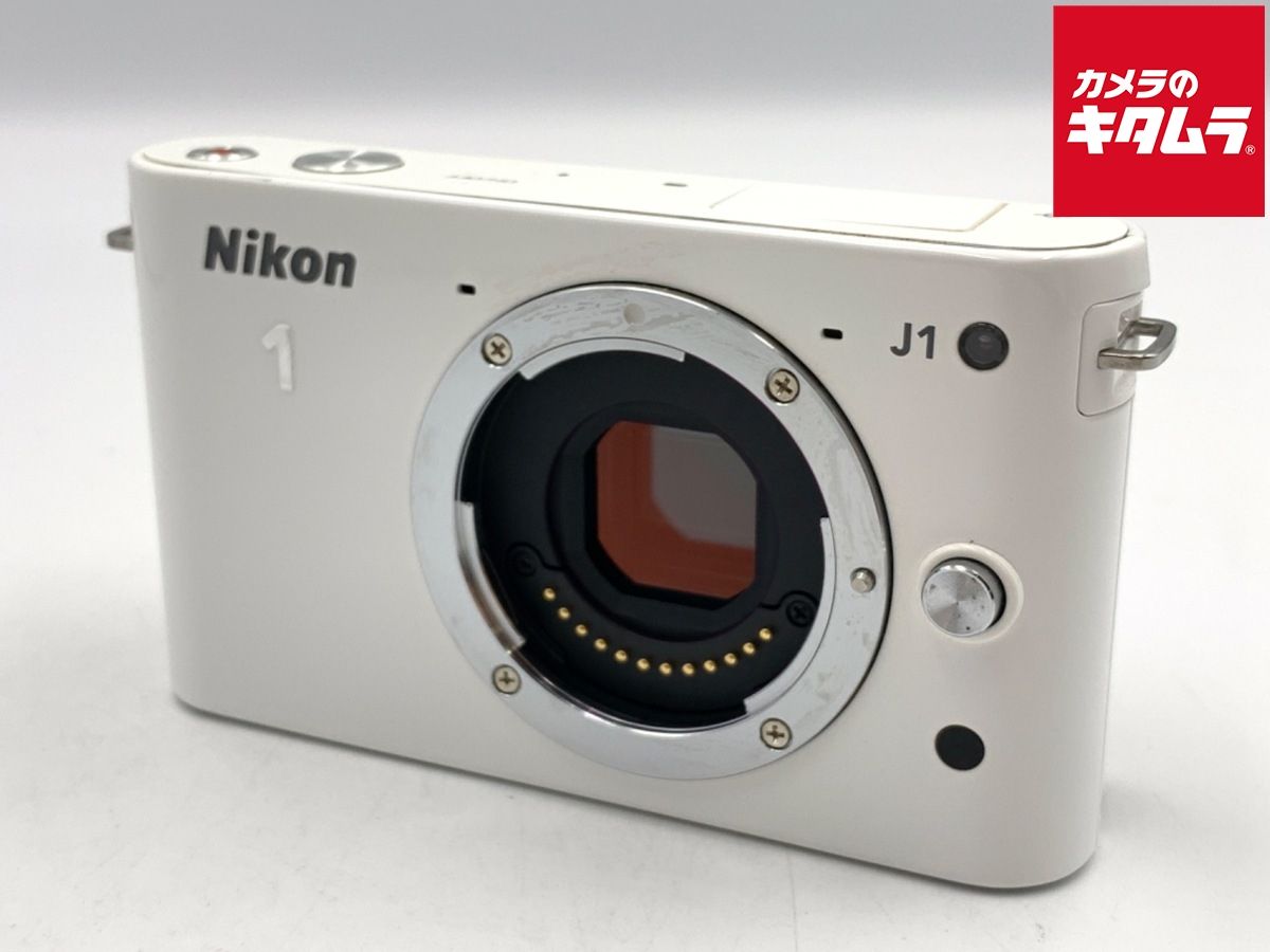 【中古】 【並品】 ニコン Nikon 1 J1 ボディ ホワイト