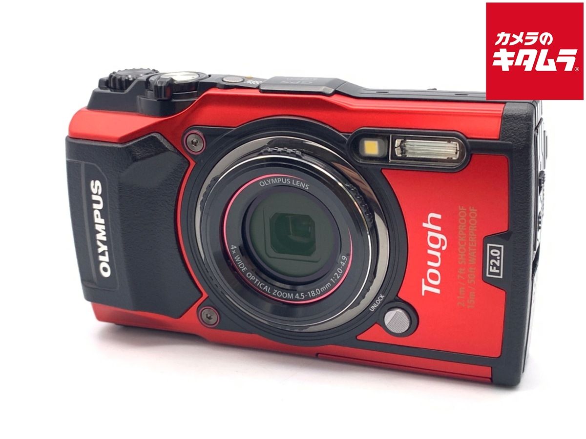 【中古】 【良品】 オリンパス Tough TG-5 RED レッド