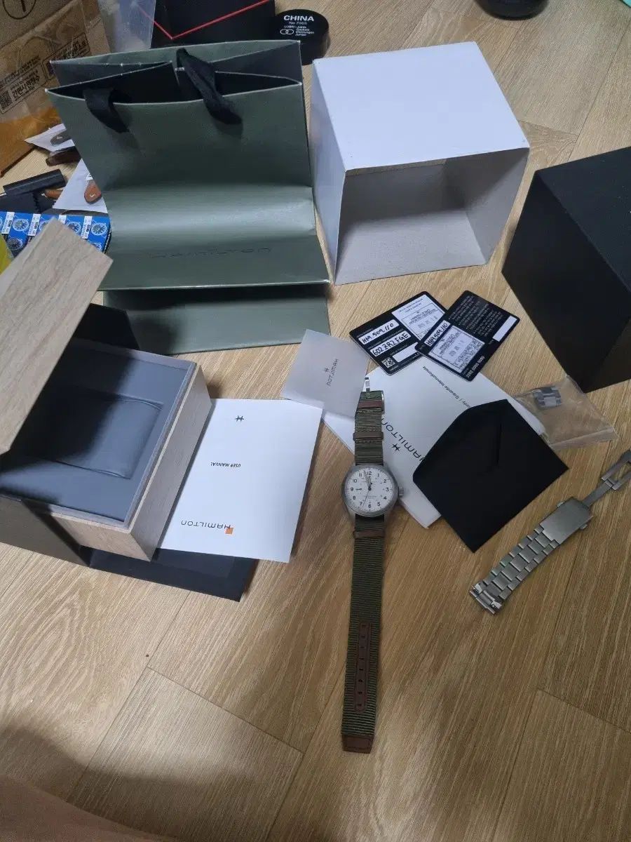 ハミルトン カーキフィールド パワーリザーブ 時計 フルセット 出品