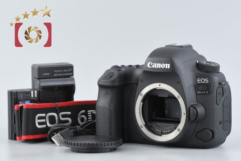 【中古】Canon キヤノン EOS 6D Mark II デジタル一眼レフカメラ