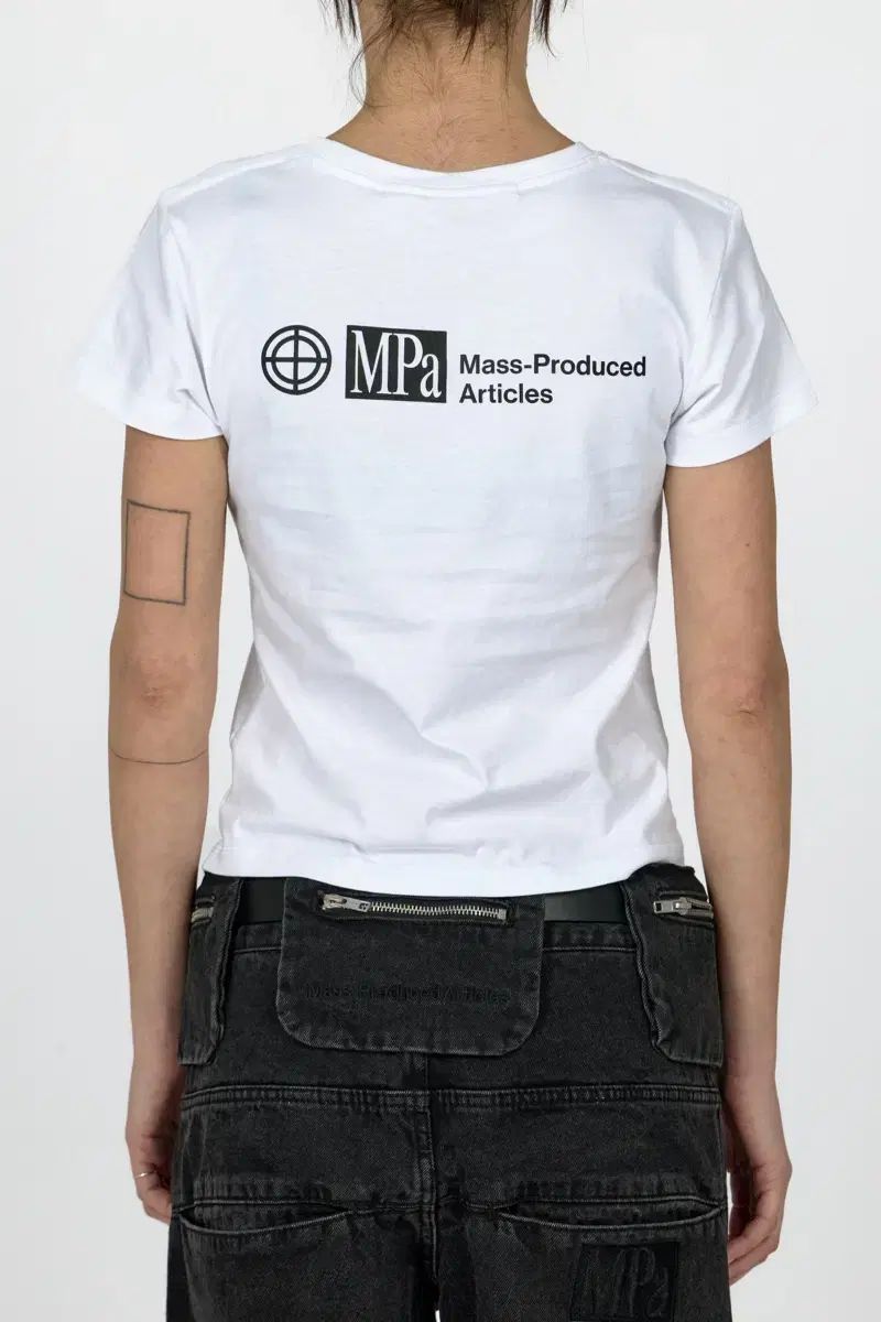 プラスチックプロダクト MPa T-SHIRT WOMEN (WHITE)