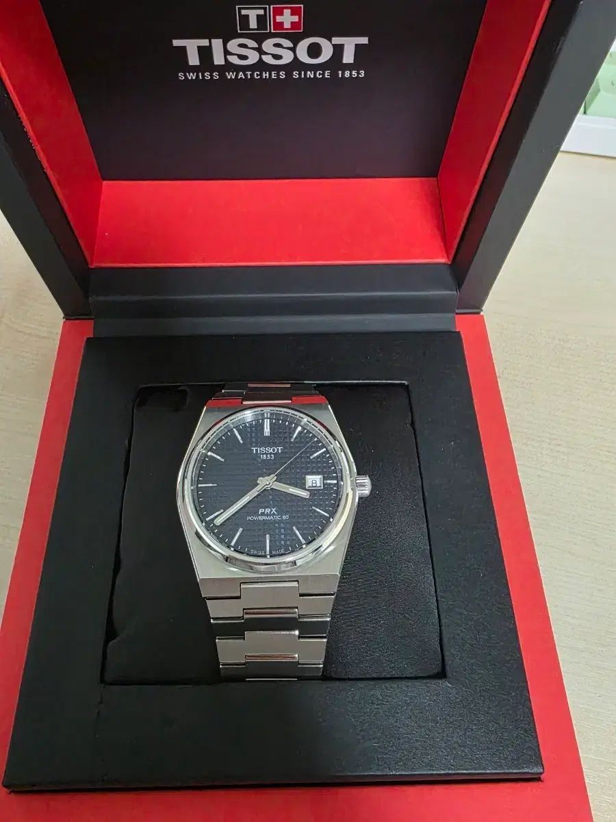 TISSOT ティソ PRX パワーマティック 80 40mm スチール ブルー