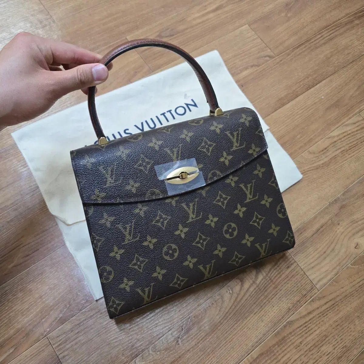 正規品 Louis Vuitton ルイヴィトン モノグラム マル・ジェ・ブ トップハンドル トートバッグ