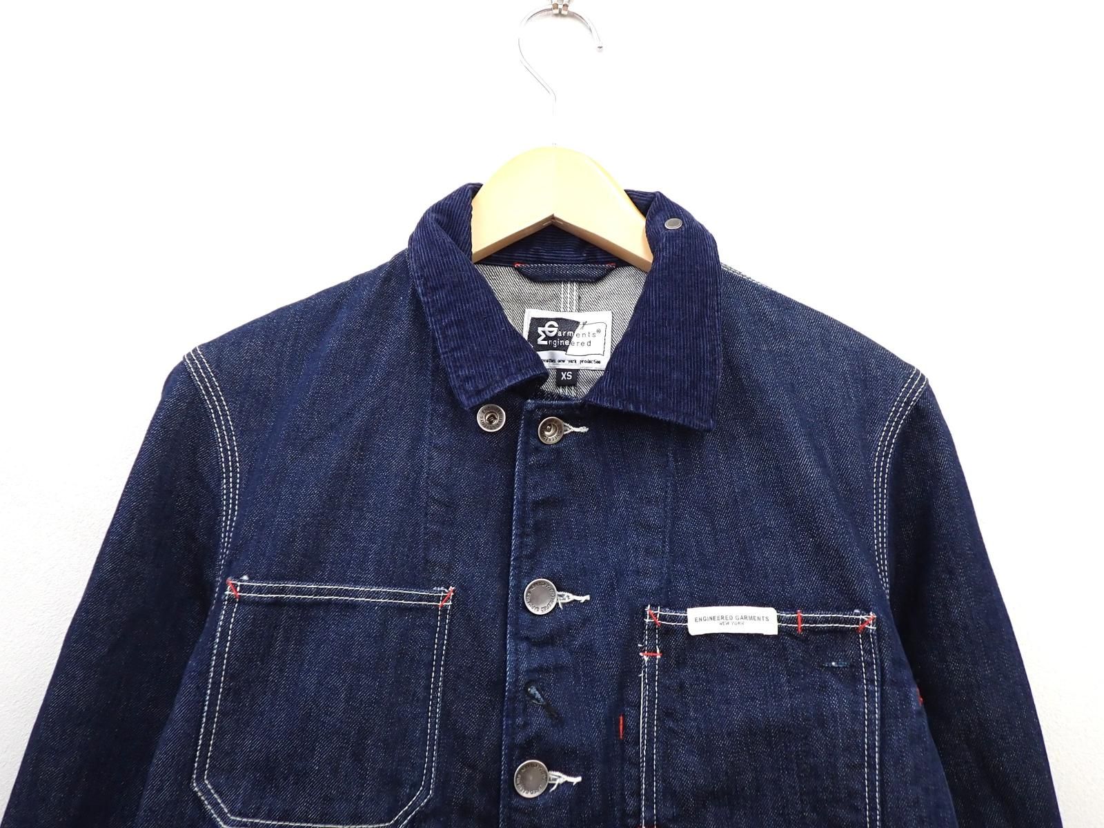 【USA製】Engineered Garments カバーオール ジャケット 赤 ☆8002☆Engineered Garments エンジニアド ガーメンツ Denim Coverall
