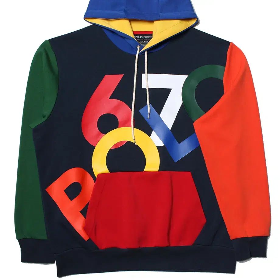 100-105 POLO SPORT(ポロスポーツ) MULTI COLOR WHO フーディー リラックスフィット 157