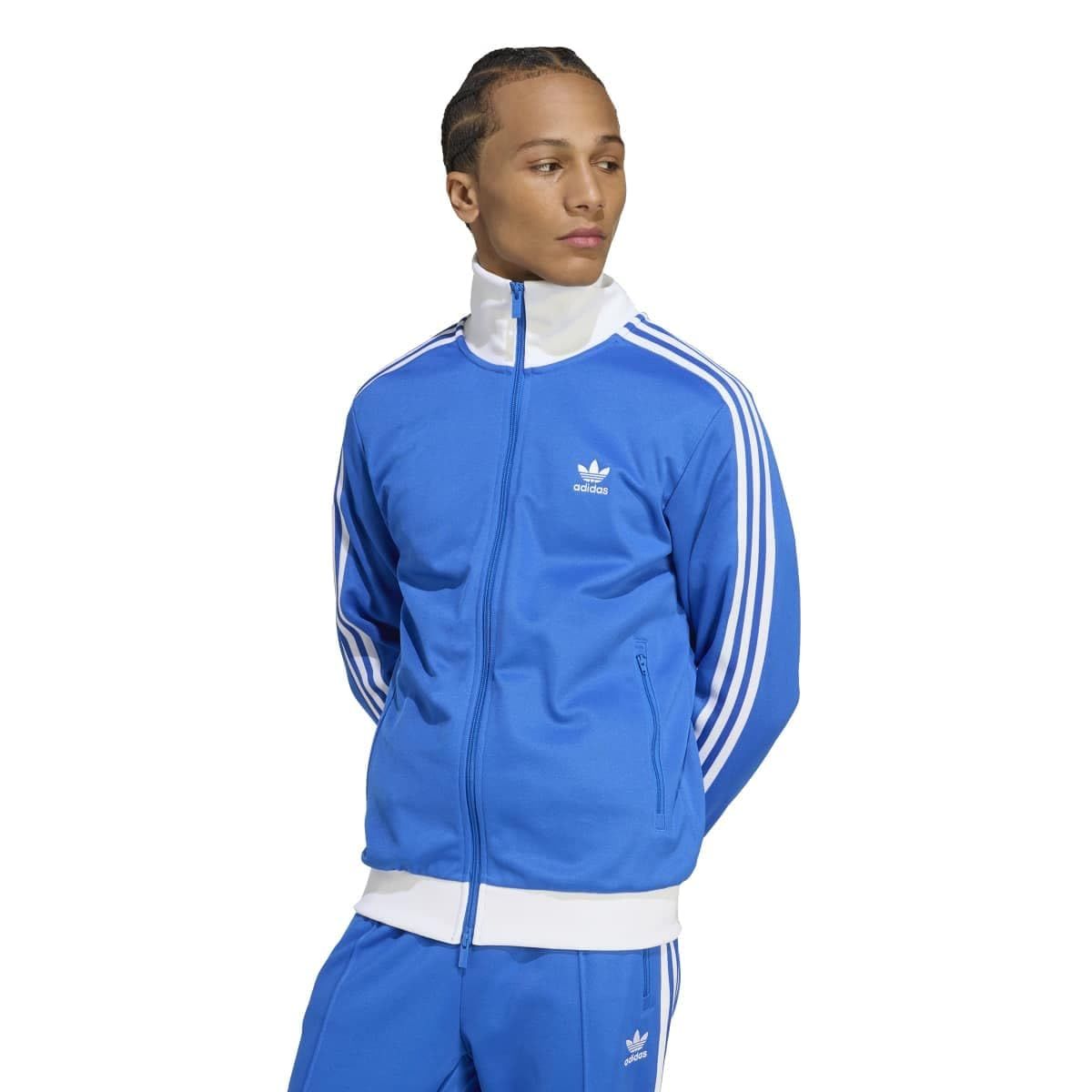 adidas ベッケンバウアー ブルー トレフォイル ダブルジップ adidas