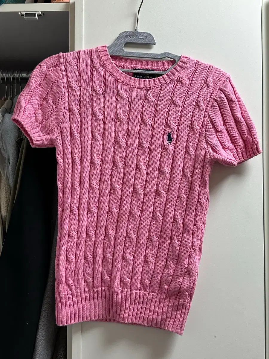 ポロラルフローレン ケーブル編み ニット ピンク