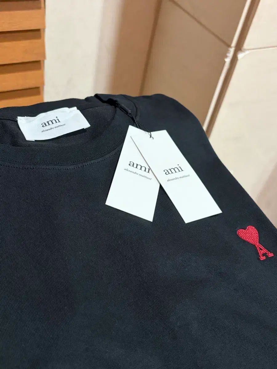 アミTシャツ ブラック Lサイズ