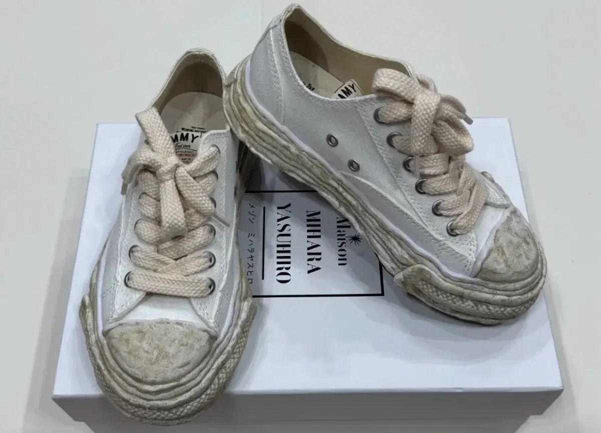購入) Maison MIHARA YASUHIRO (メゾンミハラヤスヒロ) ピーターソン 23 ソール ダイド 白 40
