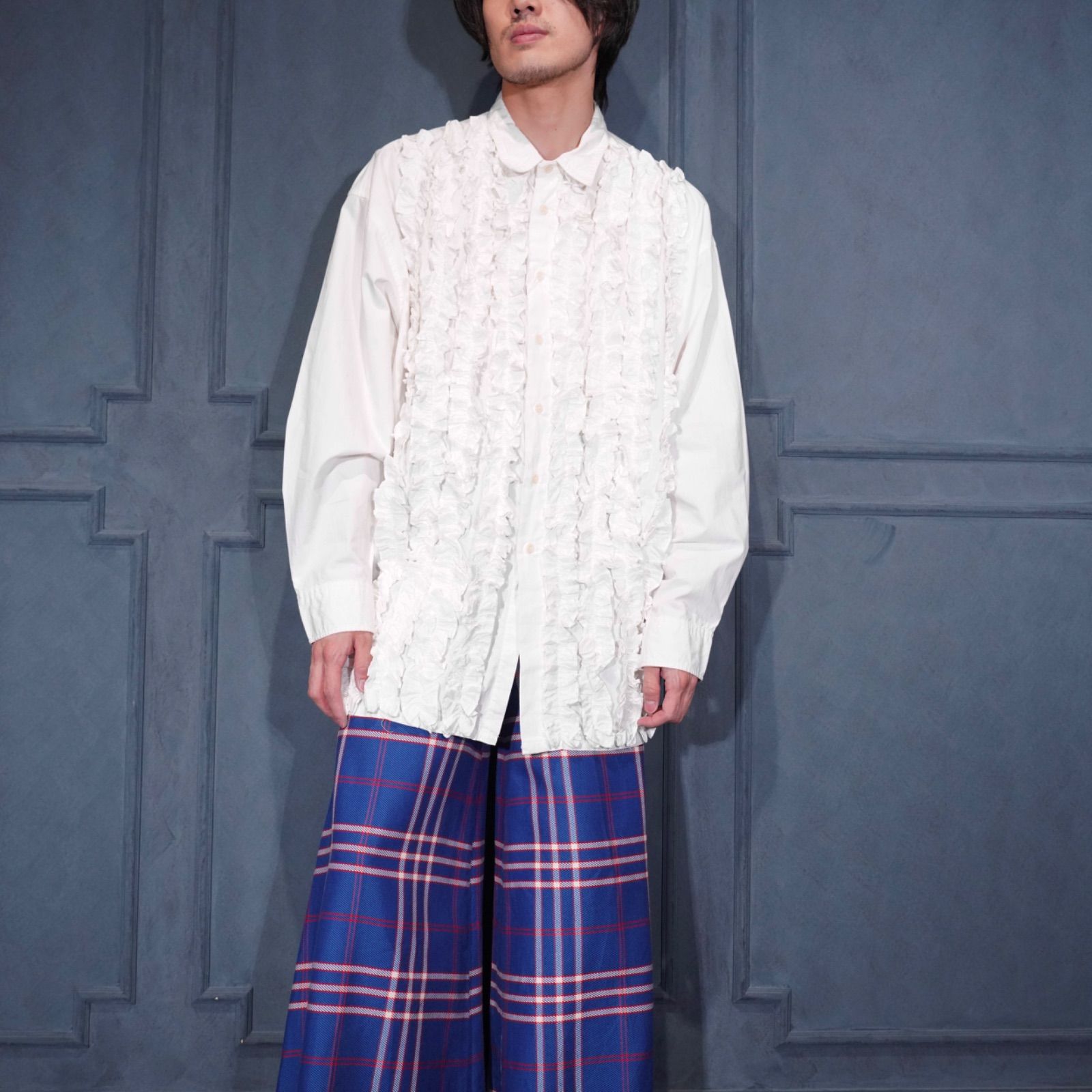 DEAD STOCK USA VINTAGE GOOUCH SUPER FRILL DESIGN DRESS SHIRT/デッドストックアメリカ古着スーパーフリルデザインドレスシャツ
