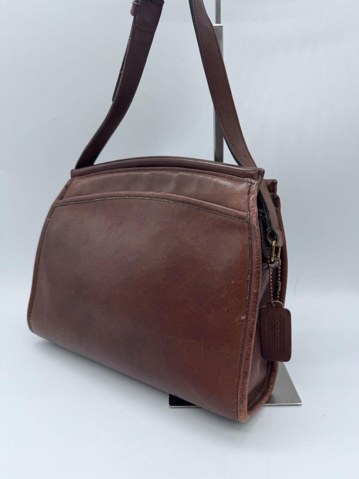 COACH コーチ グローブレザー USA製 ショルダーバッグ P2732