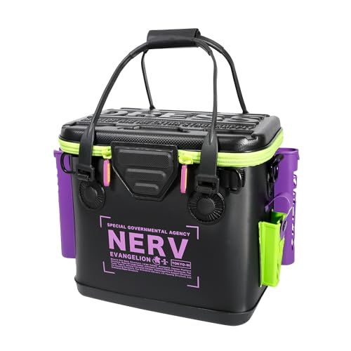 EVA×DRESS バッカンミニ 17L エヴァンゲリオン 初号機 2号機カラー コラボ 釣り用バケツ・バッカン 約17L ロッドホルダー EVA 多機能 ケース 防水 収納コンテナ タックルバッグ グッズ送料無料 5d326f30