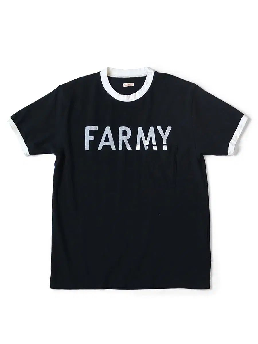 KAPITAL 18 5 テンジク リンガーポケット Tシャツ ファミ ブラック