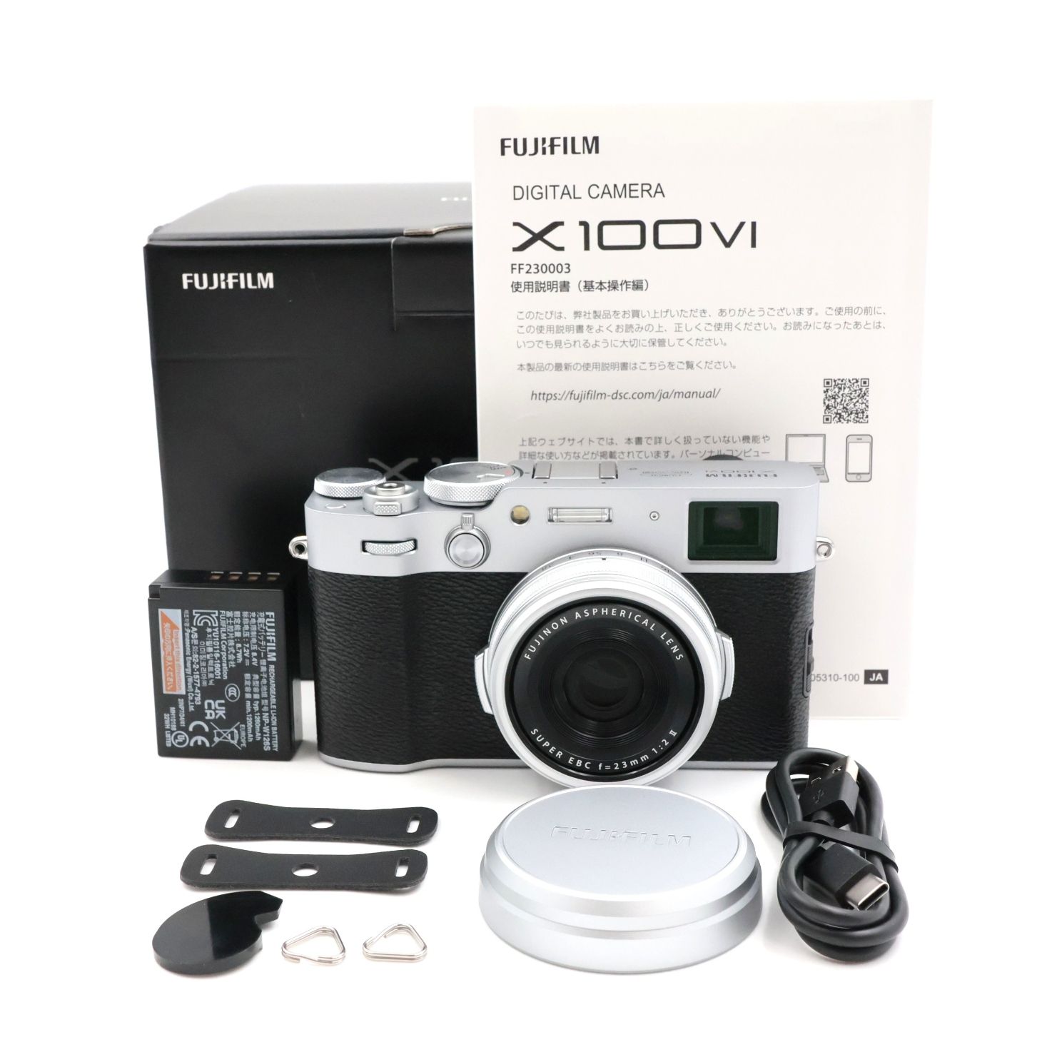 ■シャッター数898枚！新品同様■ FUJIFILM X100Ⅵ シルバー デジタルカメラ X100VI 富士フィルム