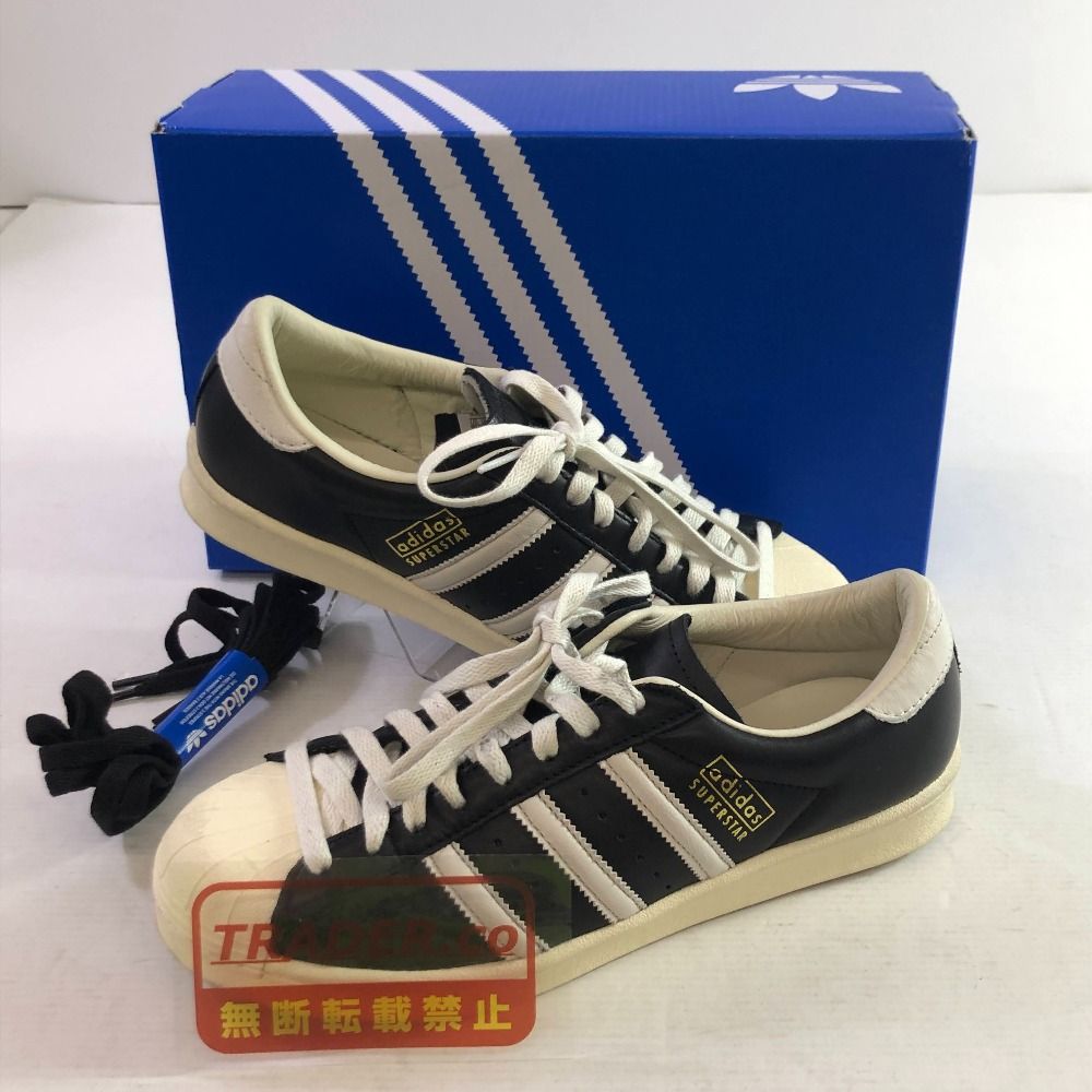 04w7017∞※【中古】 adidas originals アディダス オリジナルス Superstar Vintage スーパースター ビンテージ JQ3255 コアブラック/コアホワイト 25.5cm スニーカー 【八王子店】