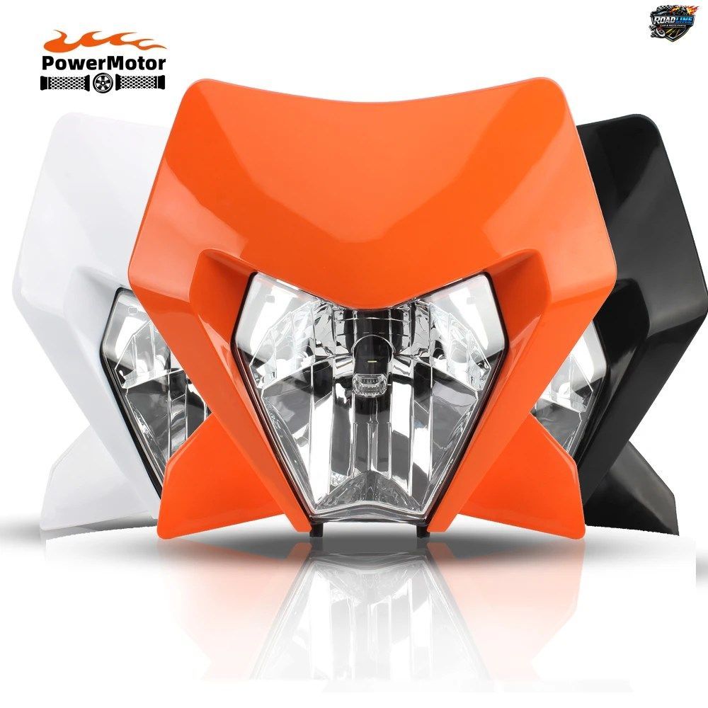 2024年式ピットバイク用ヘッドライト、KTM EXC XC SX XCW EXCF SXW SXF 125-500 モトクロス ダートバイク ヘッドライト エンデューロ用