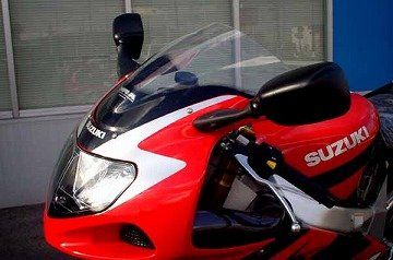 新品 MRA(エムアールエー) 車種専用タイプ スクリーン RACING(レーシング) アクリル レッド GSX-R1000(01-02) GSX-R600(01-03) GSX-R750(00-03) MR422R