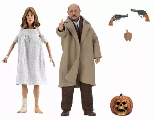 【中古】フィギュア ローリー・ストロード＆サム・ルーミス 2PK 「ハロウィンII」 8インチ アクションドール