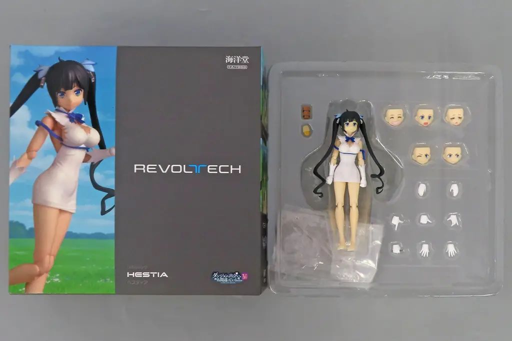 【中古】フィギュア リボルテック ヘスティア 「ダンジョンに出会いを求めるのは間違っているだろうか」