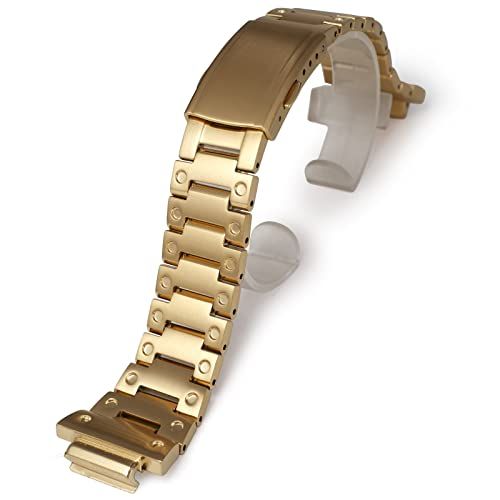 クイックリリース GM-2100/GM-2100B専用メタルバンド Casio対応 G-SHOCK対応 専用接口 316Lステンレススチール 交換ベルト 工具付属 メンズ送料無料