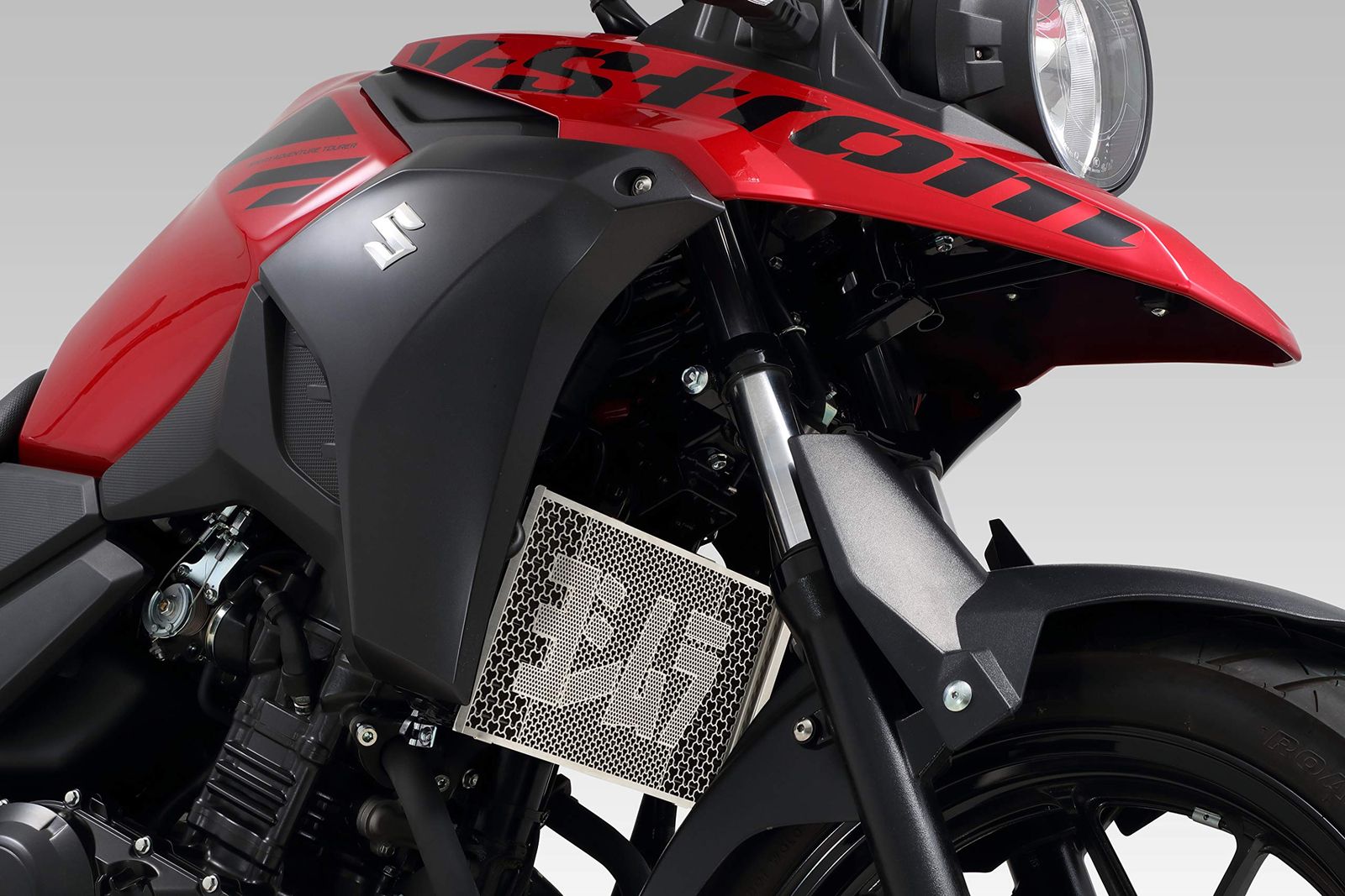 新品 ヨシムラ ラジエターコアプロテクター GSR250(12-17) GSX250R(17-22/23) Vストローム250(17-22/23) シルバー YOSHIMURA 454-120-0000