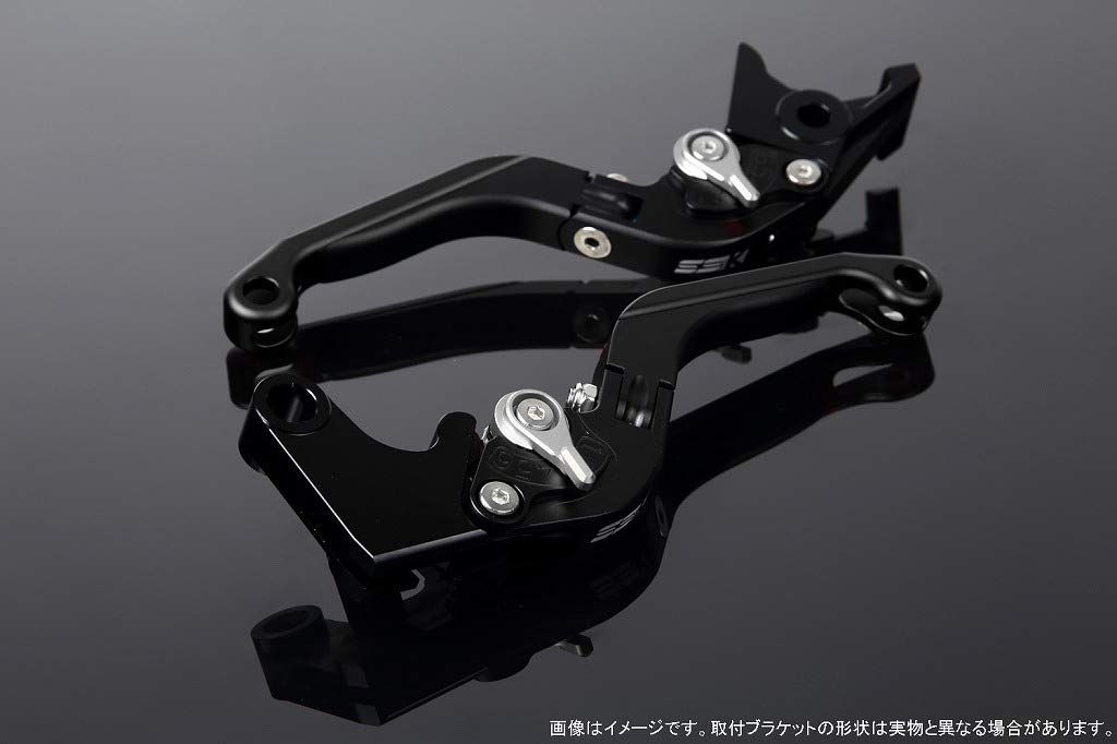 新品 SSK スピードラ アジャストレバーセット 可倒延長式 レバー本体カラー:マットブラック アジャスターカラー:マットシルバー エクステンションカラー:マットブラック SUZUKI GSX-S125/GSX-R125 2017-2019