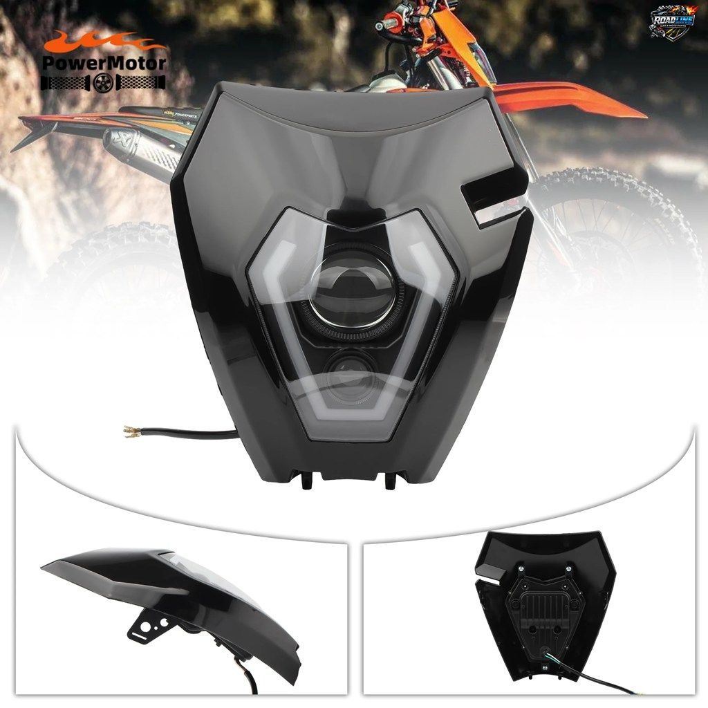 KTM EXC 250 300 450 2008-2013 EXC - F150 300 350 2013-2022 モトクロス ヘッドライト プレート エンデューロ用モーターサイクル ヘッド