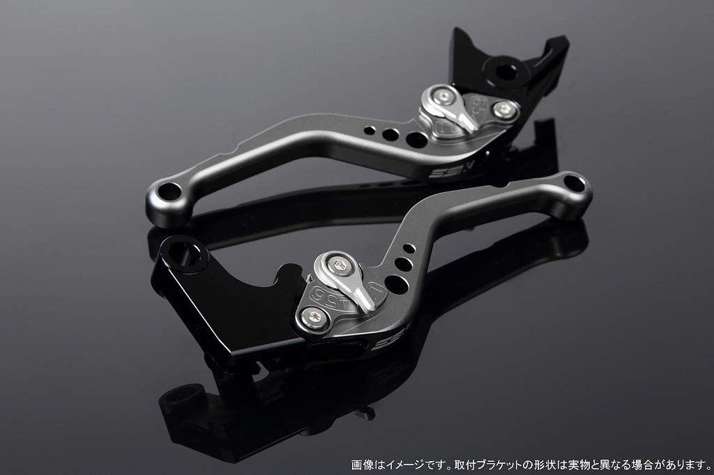 新品 SSK スピードラ アジャストレバーセット スタンダードショート レバー本体カラー:マットチタン アジャスターカラー:マットシルバー SUZUKI GSX-S125/GSX-R125 2017-2019