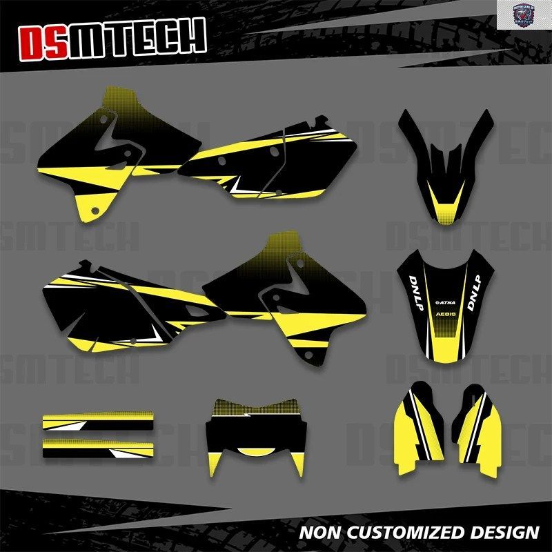 フルセット グラフィック デカール ステッカー キット DRZ400 SM S E DRZ 400 SM S E 2000-2020 背景 001