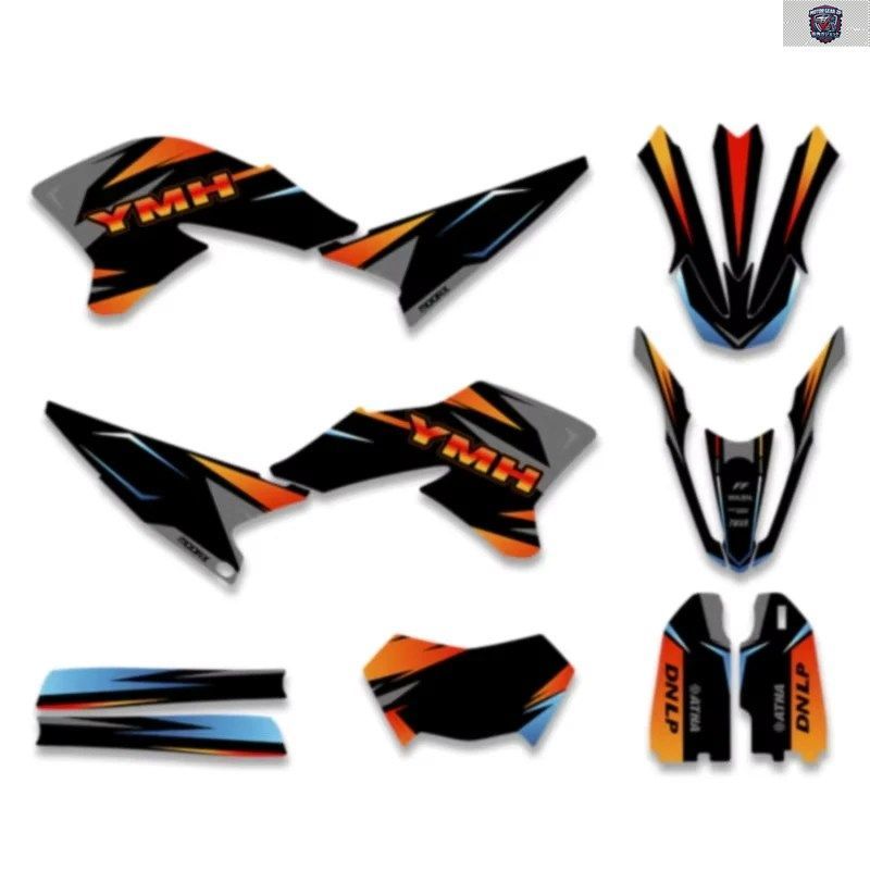 スペースグラフィックス デカール ステッカー ヤマハ 2008 - 20 WR250R