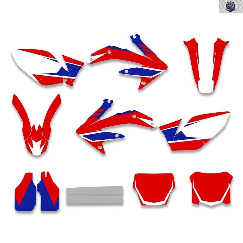 スペースモーターサイクルグラフィック背景デカールステッカーキット番号名IZEホンダCRF450 CRF450 2005 - 08 8,176円