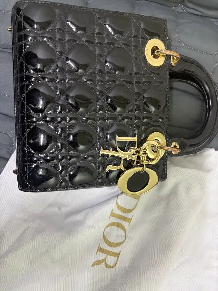 レディ バッグ スモール ブラック ゴールド