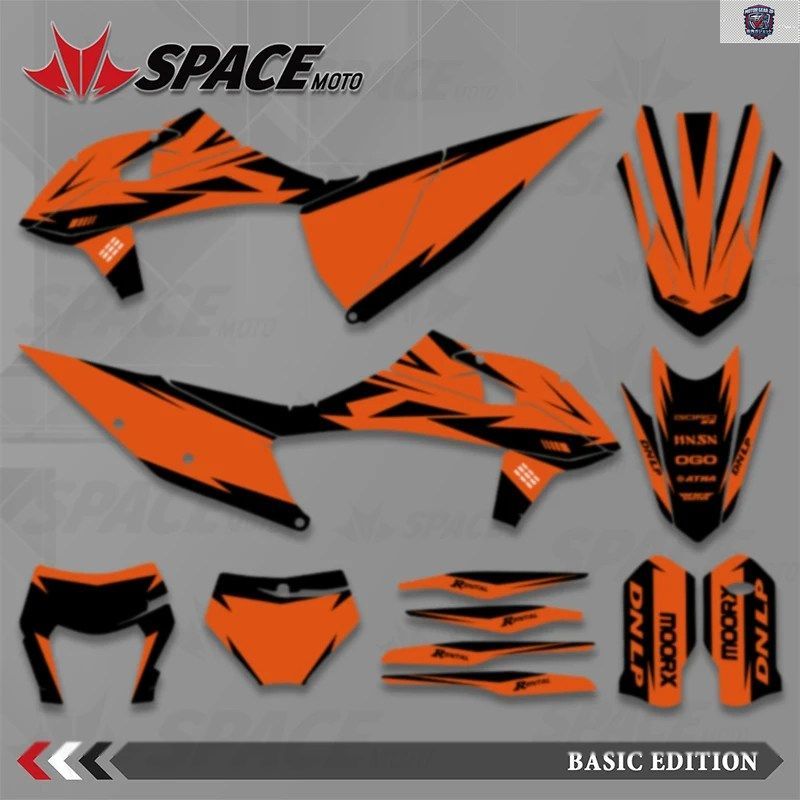スペースグラフィックス デカール ステッカーキット KTM SX SXF XC XCF 250 300 350 450 2019 - 22 EXC EXCF XCW 2020 - 23