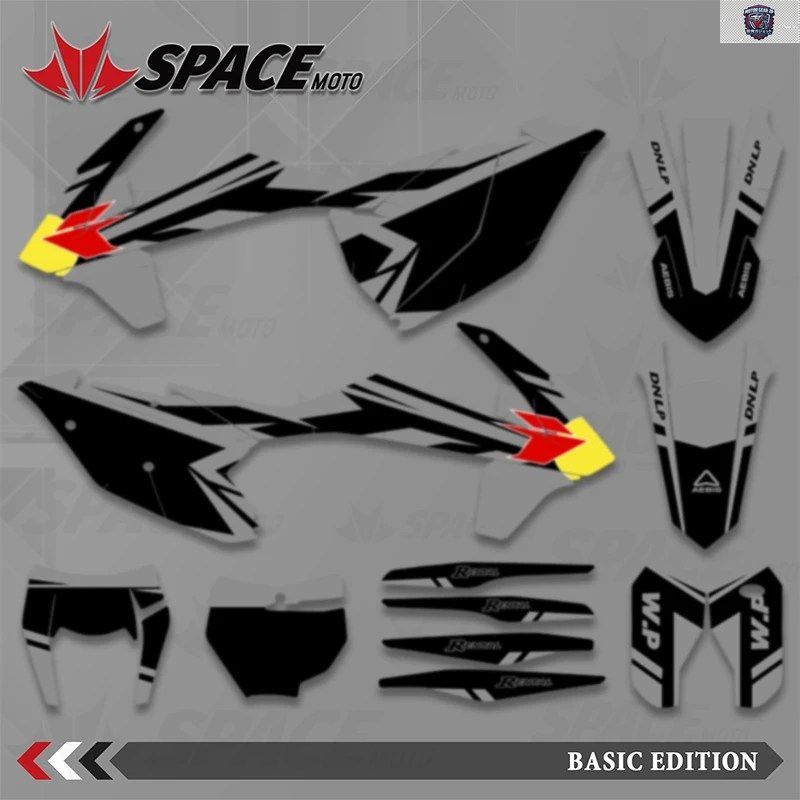 SPACE MOTO KTM EXC EXCF XCW 2017 2018 2019 グラフィックキット KTM SX SXF XC XCF 2016 2017 2018 ステッカーキット